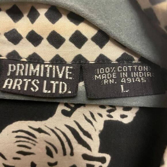 Vintage 90’s Primitive Arts Zebra Print Blazer - Picture 7 of 7